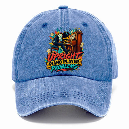 Upright Piano Player Problems Music Instruments Classic Cap – Summer Sky