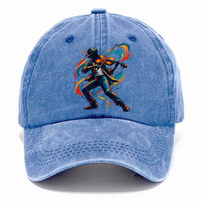 Violin Icon Music Instruments Classic Cap – Summer Sky