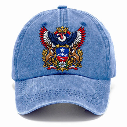 Chile Heraldic Crest Country Logos Classic Cap – Summer Sky