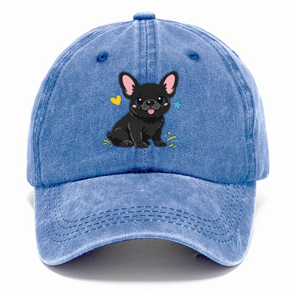 French Bulldog Classic Cap – Summer Sky