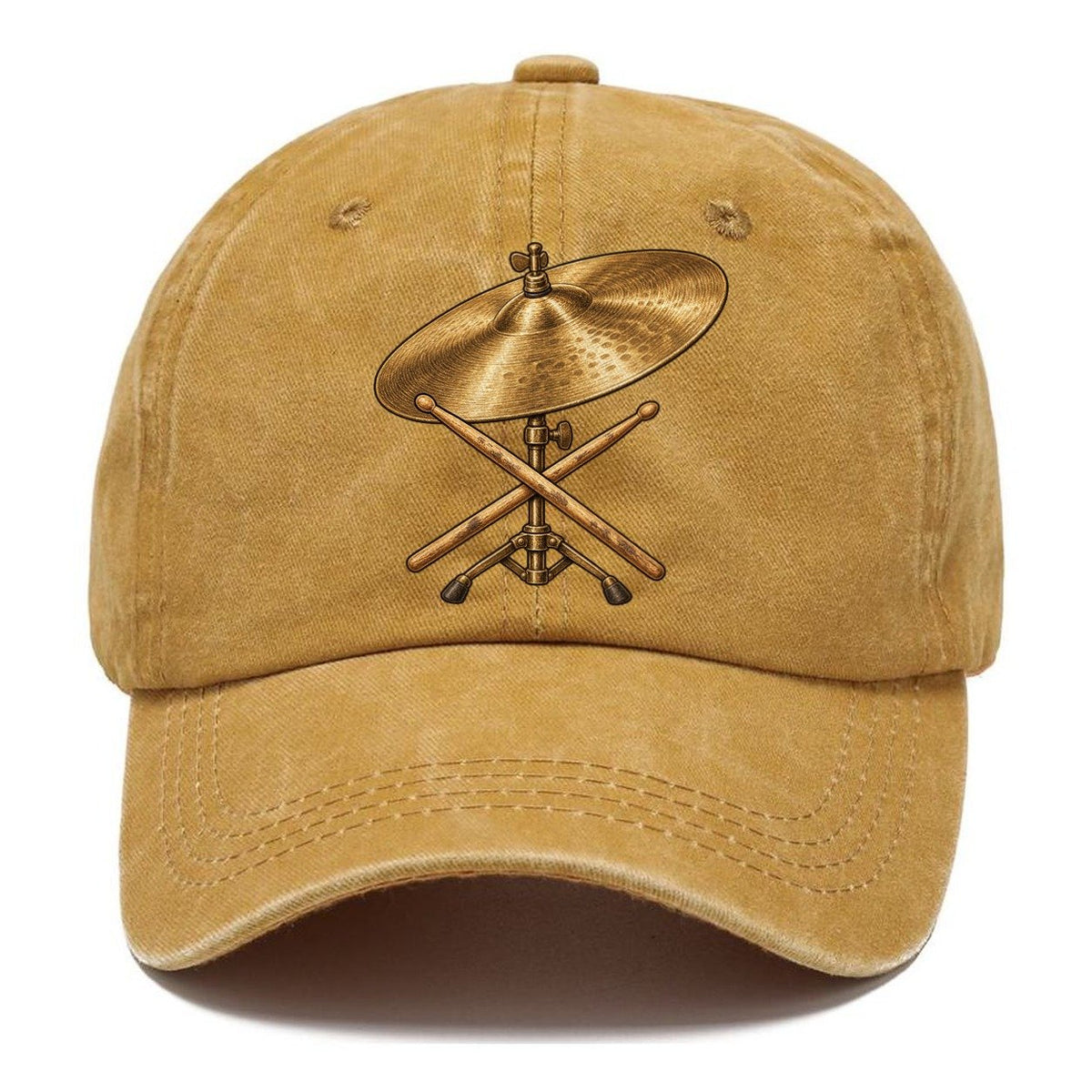Ride Cymbal And Sticks Fan Favorites Classic Cap – Golden Harvest