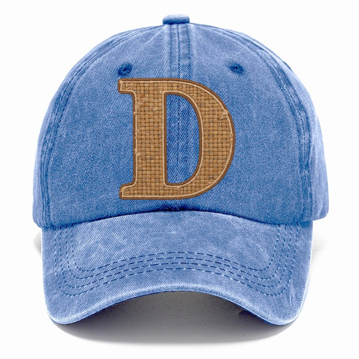Woven Tweed D Monogram Classic Cap – Summer Sky