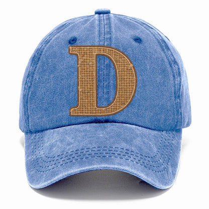 Woven Tweed D Monogram Classic Cap – Summer Sky
