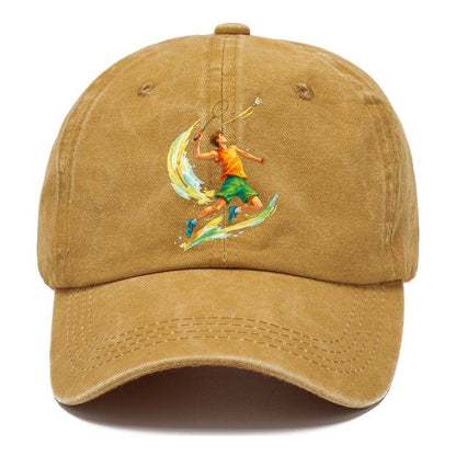 Tennis Player Perfect Serve Classic Cap – Golden Harvest