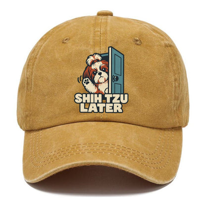 Shih Tzu Later Familiar Punchlines Classic Cap – Golden Harvest