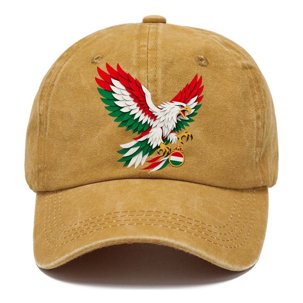 Cut-Paper Hungary Crest Classic Cap – Golden Harvest