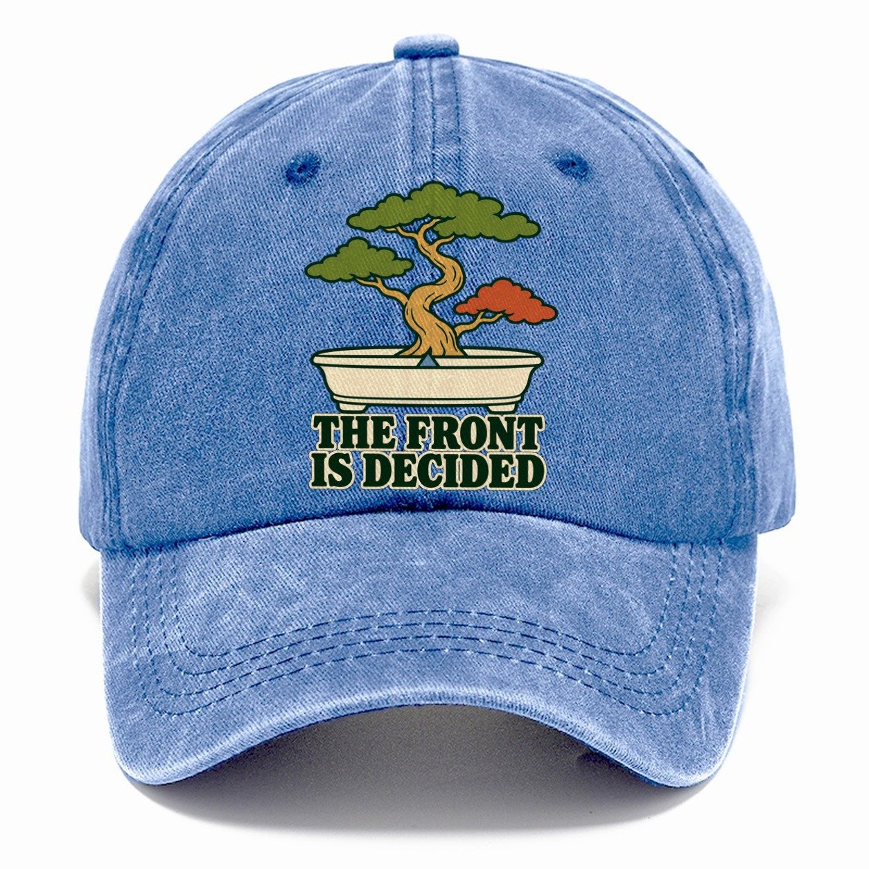 The Front Is Decided Bonsai Classic Cap – Summer Sky