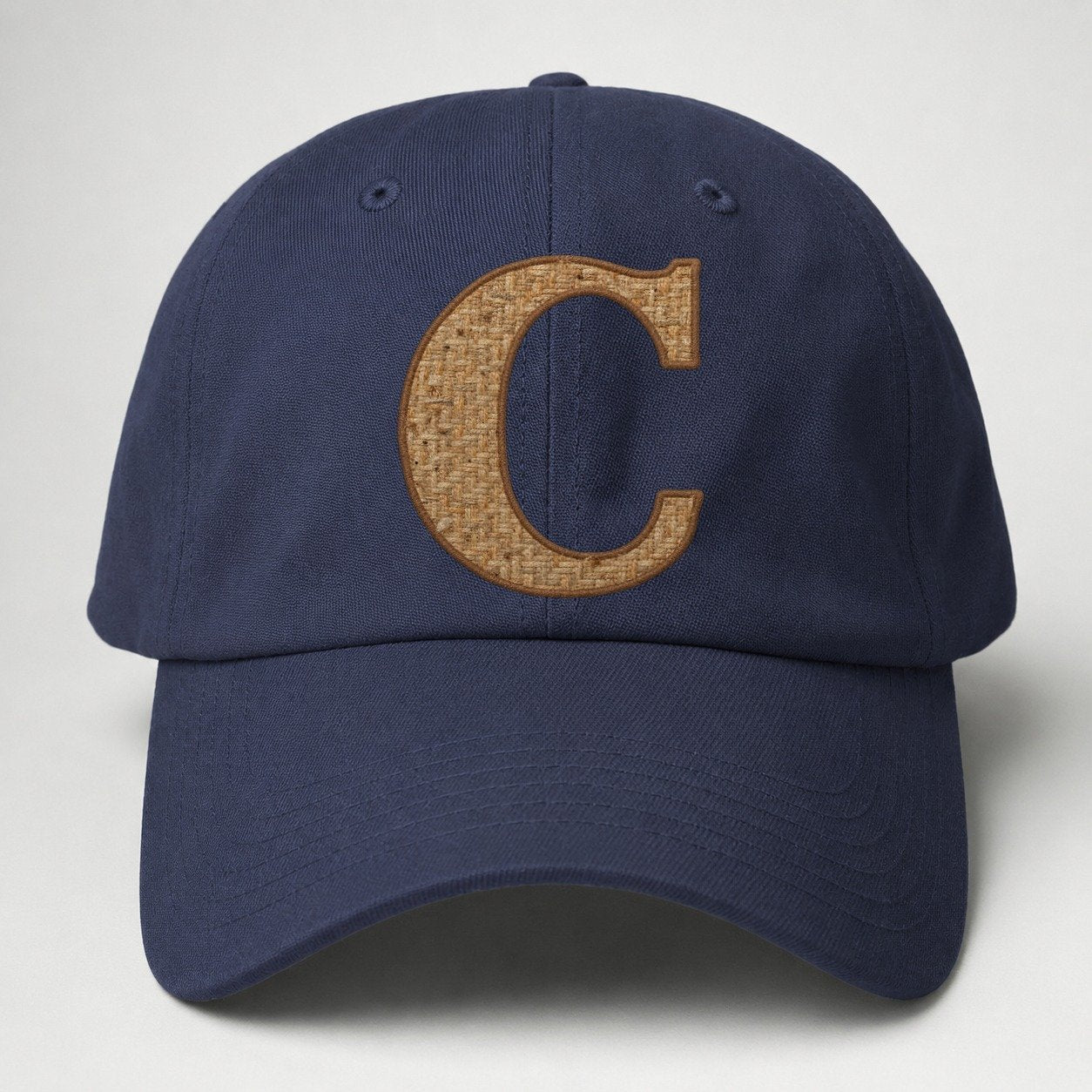 Woven Tweed C Monogram Baseball Cap – Twilight Navy