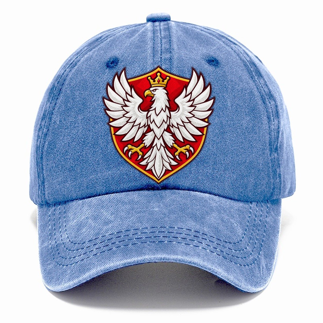 Poland Minimal Emblem Country Logos Classic Cap – Summer Sky