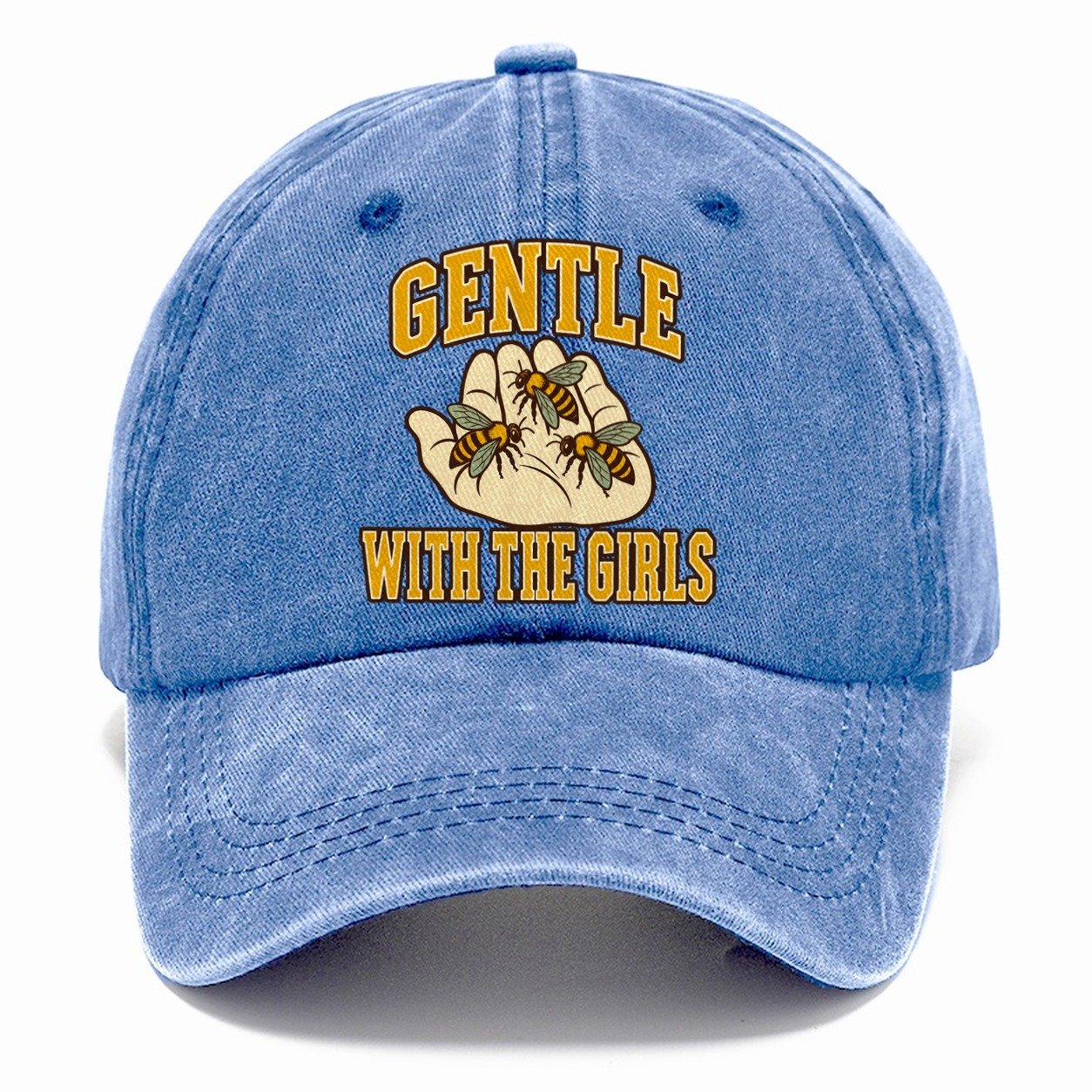 Gentle With The Girls Beekeeping Classic Cap – Summer Sky
