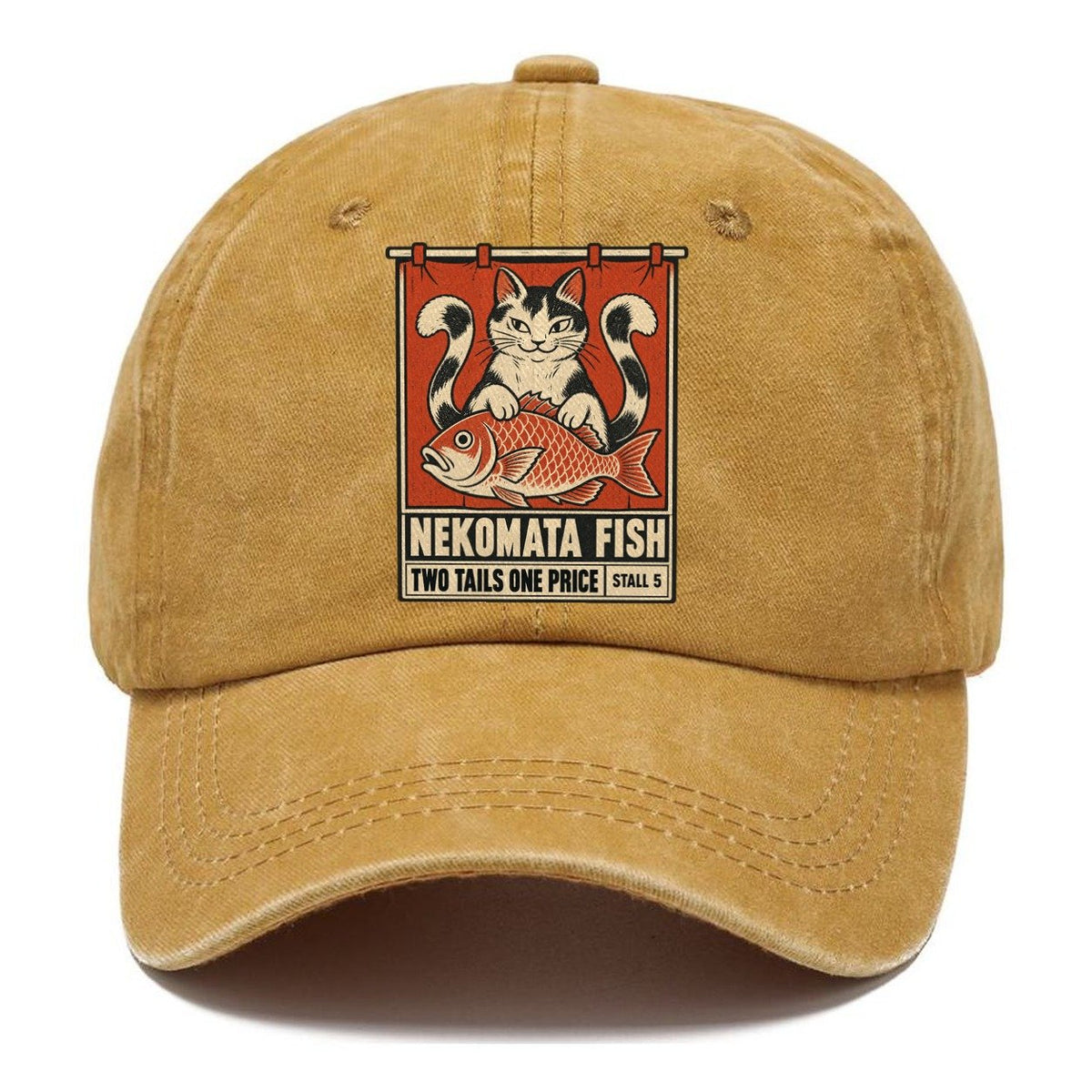 Nekomata Fish Yokai Night Market Classic Cap – Golden Harvest