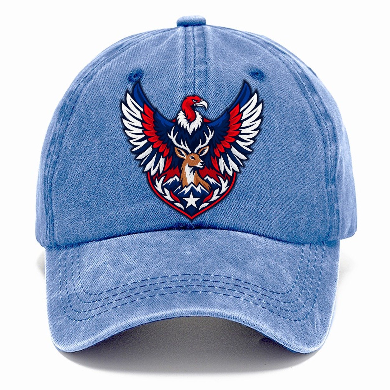 Chile Minimal Emblem Country Logos Classic Cap – Summer Sky