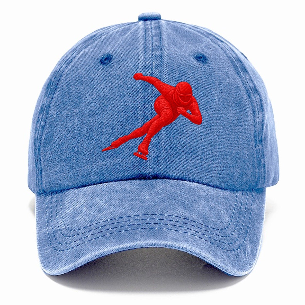 Speed Skater Corner Lean Micro Motion Mark Classic Cap – Summer Sky