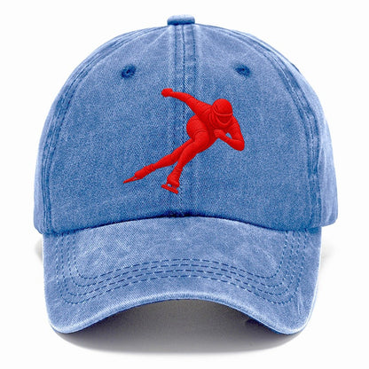 Speed Skater Corner Lean Micro Motion Mark Classic Cap – Summer Sky