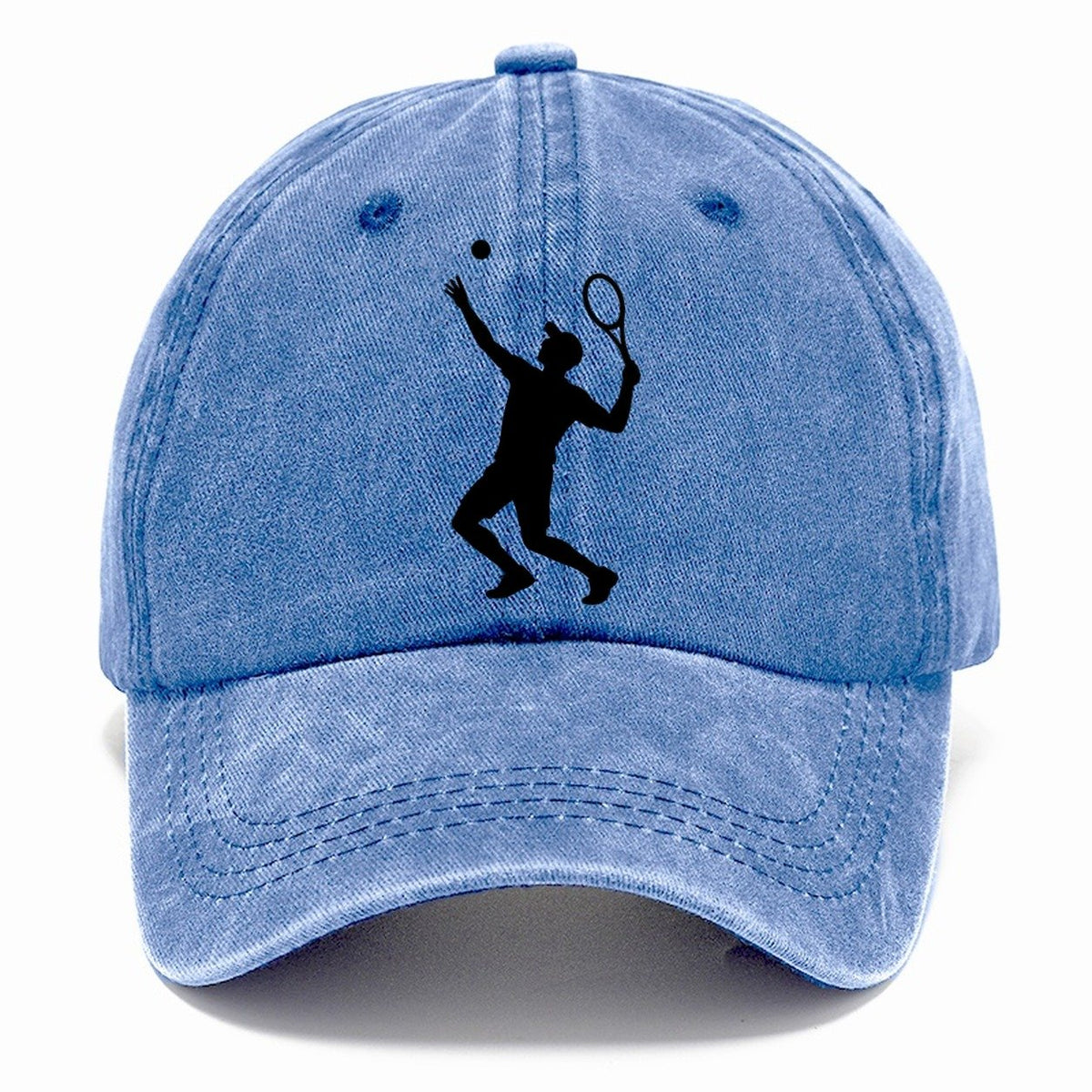 Left Handed Tennis Server Classic Cap – Summer Sky