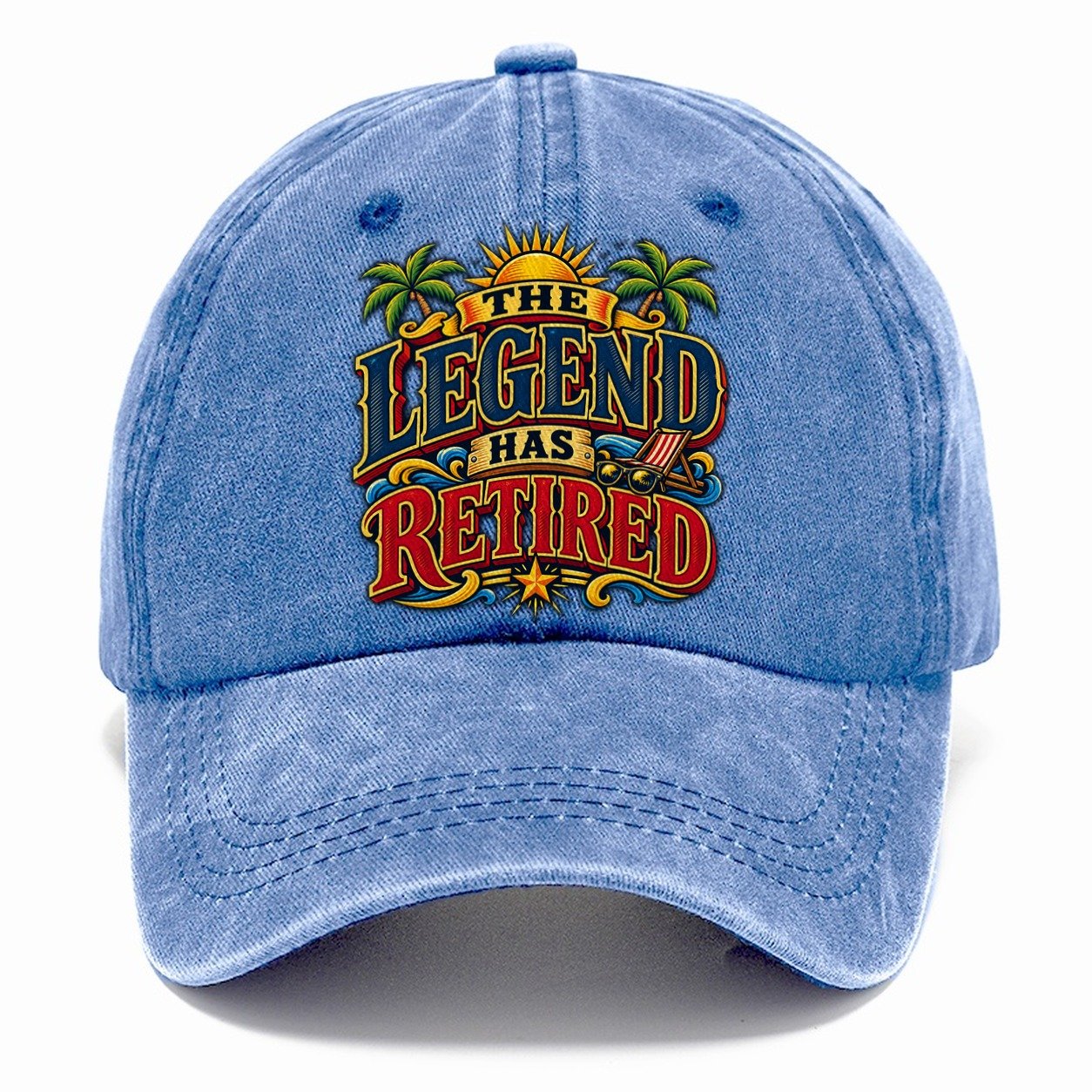 The Legend Has Retired Retired Living Classic Cap – Summer Sky