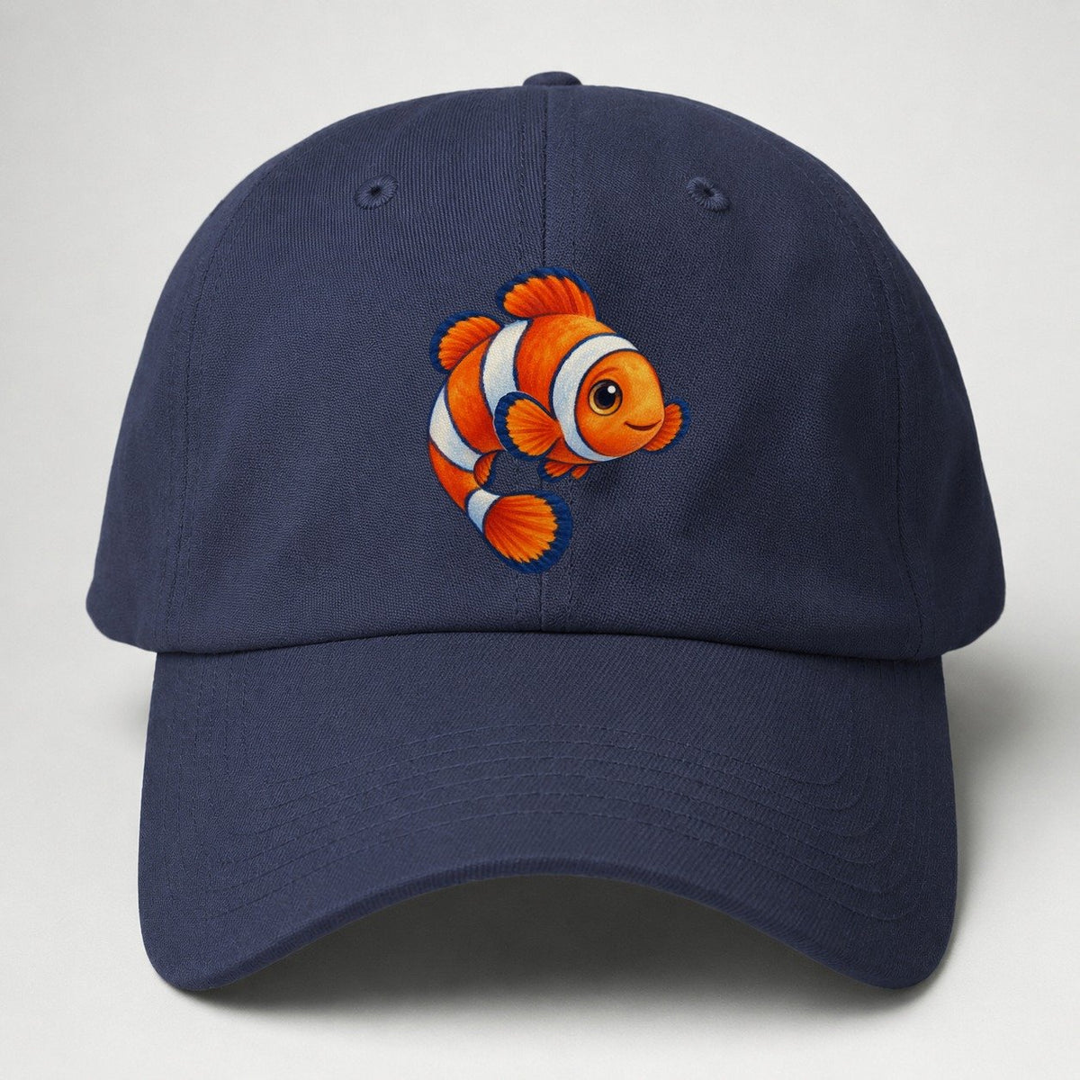 Clownfish Crescent Swim Sea Sprite Baseball Cap – Twilight Navy