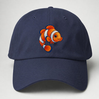 Clownfish Crescent Swim Sea Sprite Baseball Cap – Twilight Navy