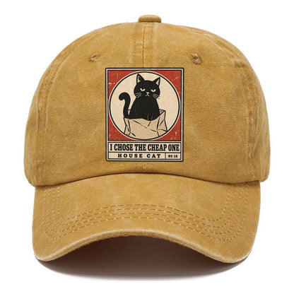 I Chose The Cheap One Neko Says No Classic Cap – Golden Harvest
