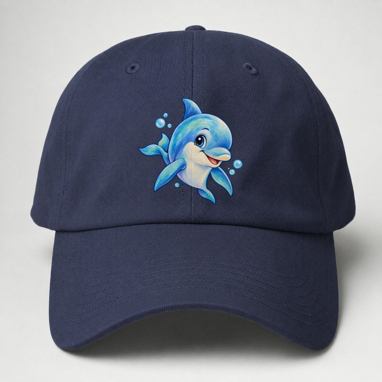 Dolphin Three Quarter Swim Sea Sprite Baseball Cap – Twilight Navy