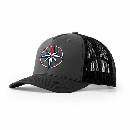 Steady Star Quiet Wards Heritage Trucker Hat – Dark Grey Black