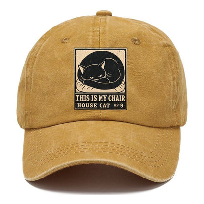 This Is My Chair Neko Says No Classic Cap – Golden Harvest