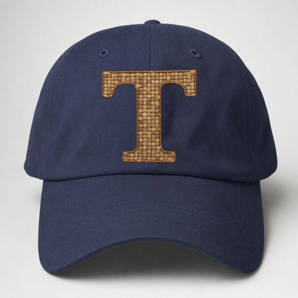 Woven Tweed T Monogram Baseball Cap – Twilight Navy