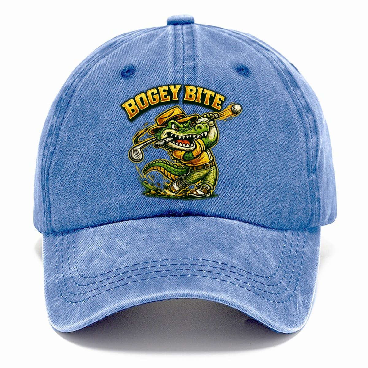 Bogey Bite Gator Classic Cap – Summer Sky