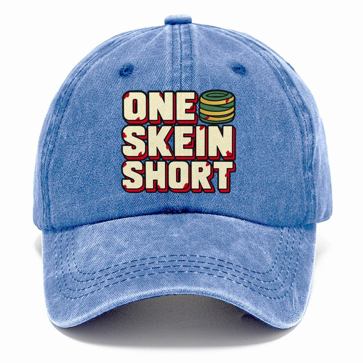One Skein Short Yarn Crafts Classic Cap – Summer Sky