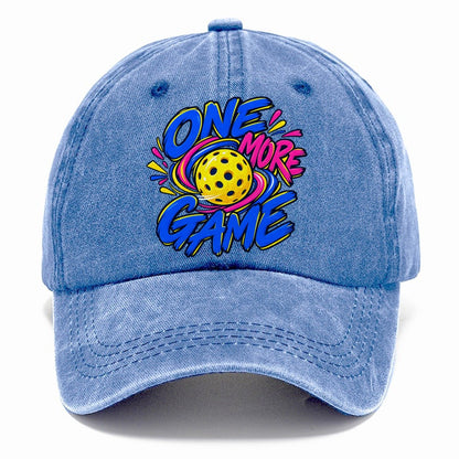 One More Game Pickleball Life Classic Cap – Summer Sky