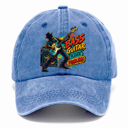 Bass Guitar Player Problems Music Instruments Classic Cap – Summer Sky