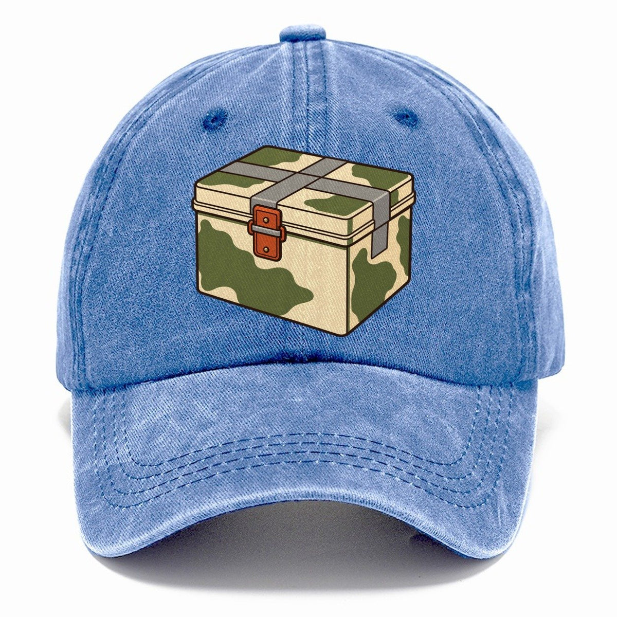 Wrapped And Taped Box Geocaching Classic Cap – Summer Sky