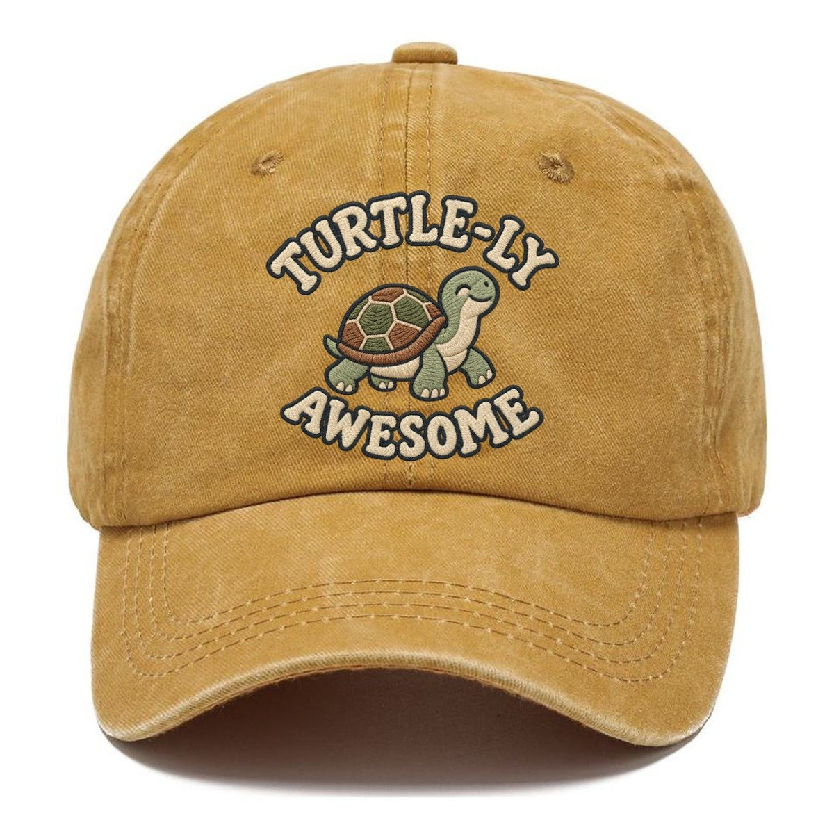 Turtle Animal Puns Classic Cap – Golden Harvest