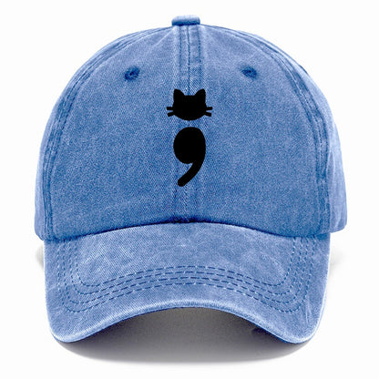 Black Cat Semicolon Classic Cap – Summer Sky
