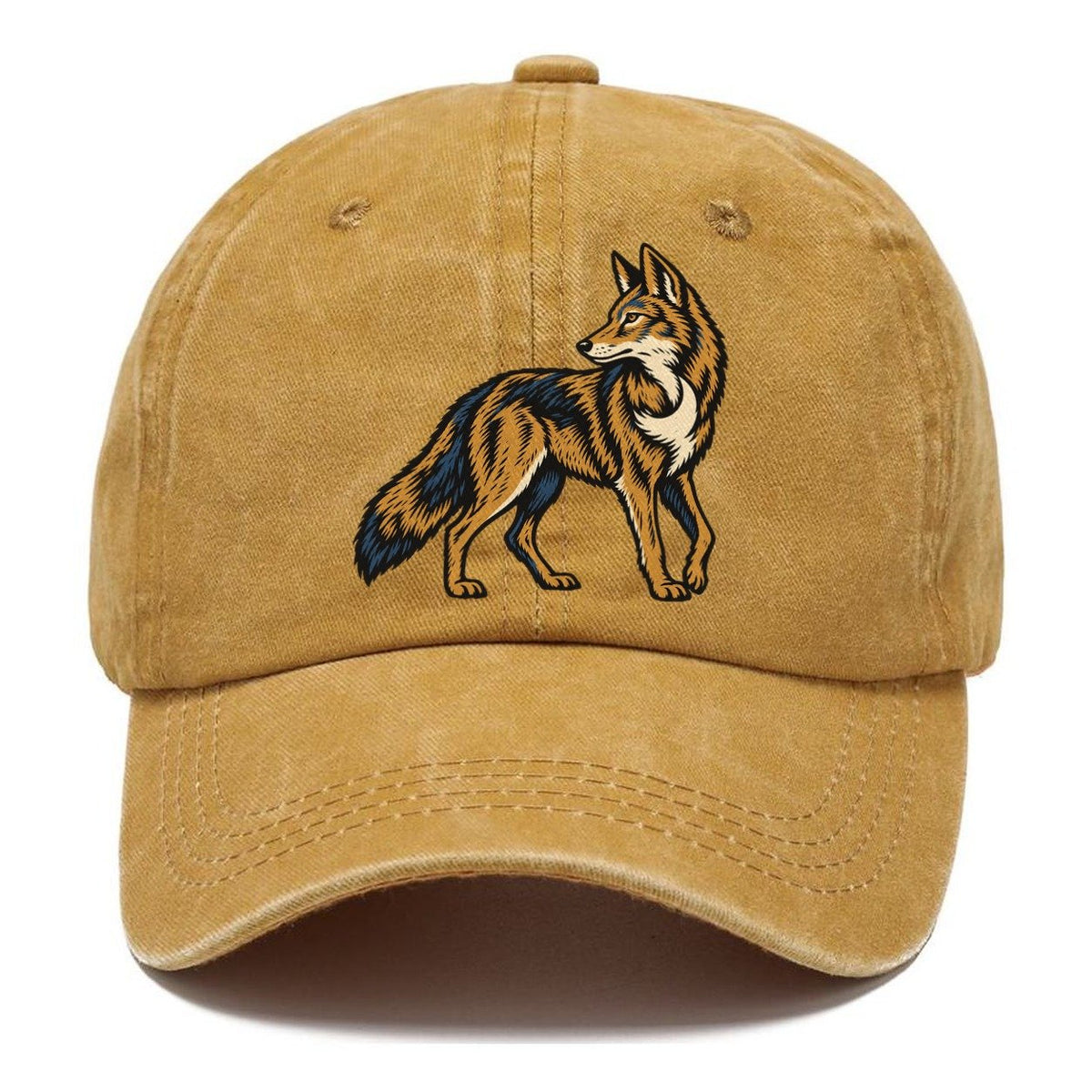 Coyote Crescent Chest Sundown Familiars Classic Cap – Golden Harvest