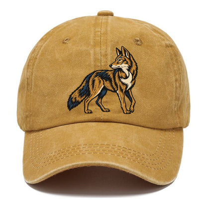 Coyote Crescent Chest Sundown Familiars Classic Cap – Golden Harvest