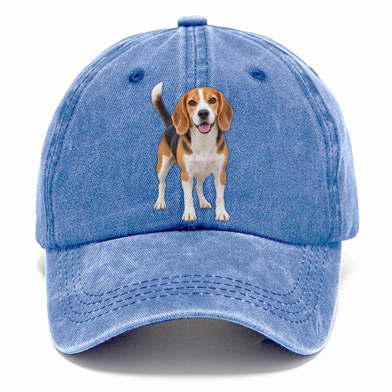 Beagle Standing Top Breeds Classic Cap – Summer Sky