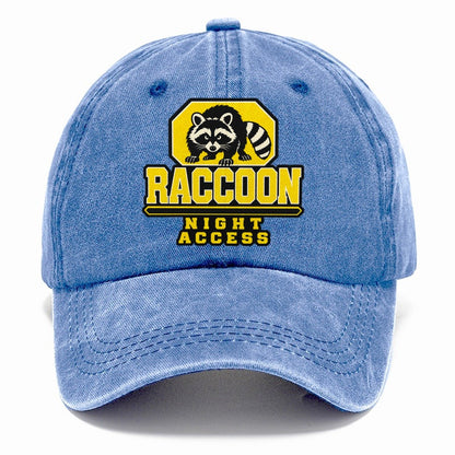 Raccoon Night Access Heavy Duty Classic Cap – Summer Sky