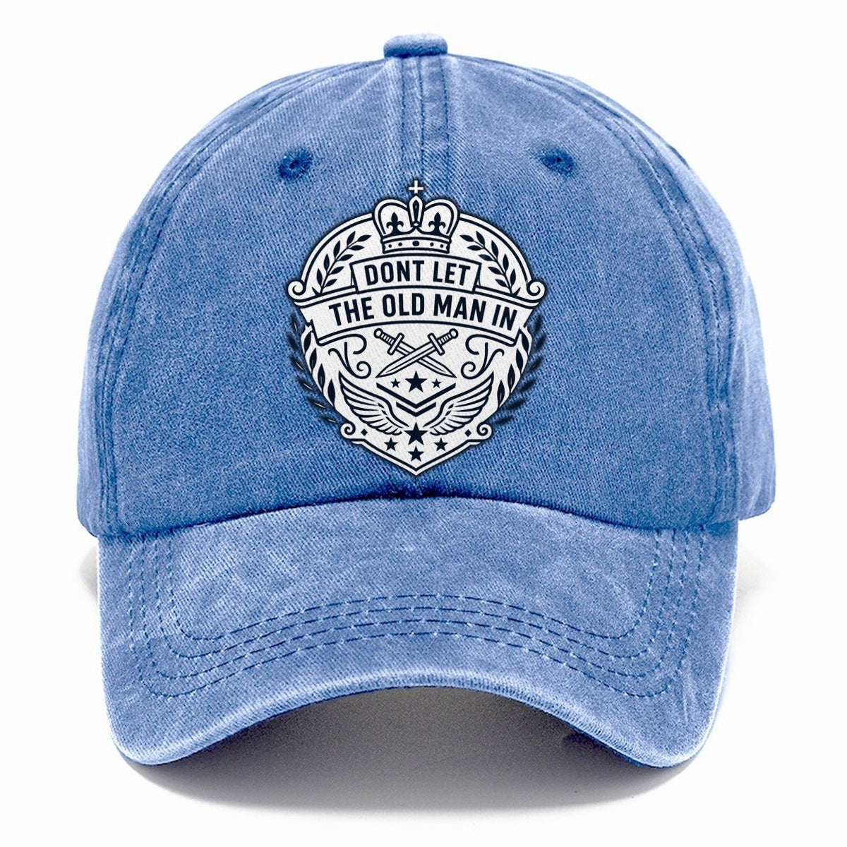 Don't Let the Old Man In Line Art Classic Cap – Summer Sky