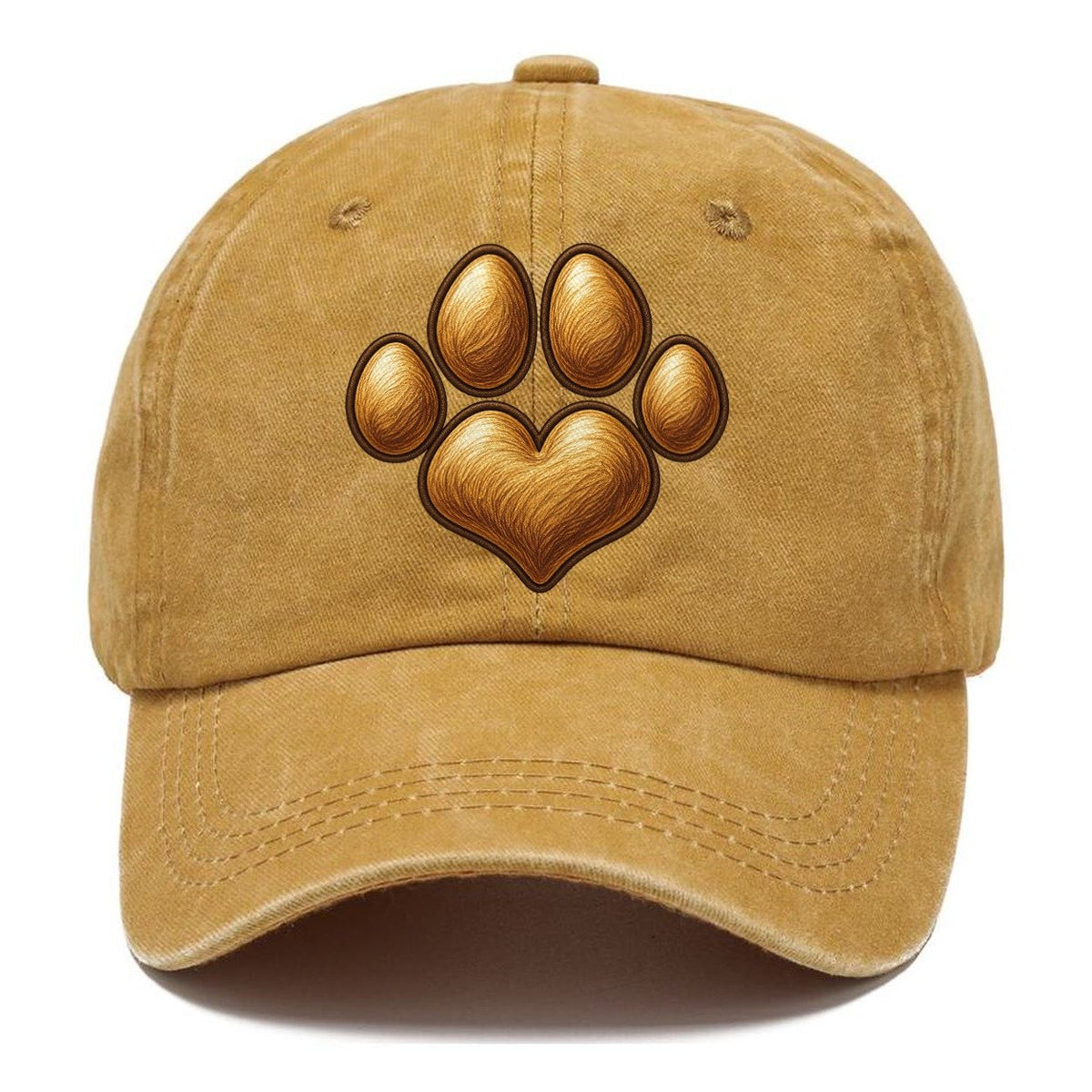 Dog Paw Print Classic Cap – Golden Harvest