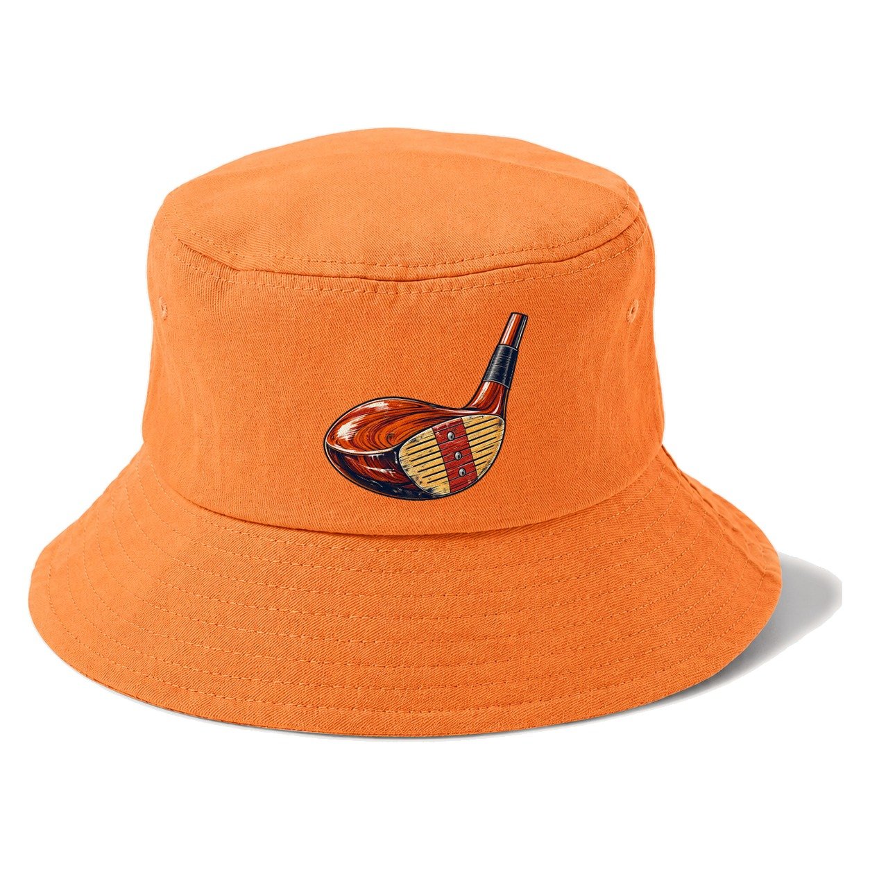 Vintage Club Head Golf Life Bucket Hat – Terracotta Clay