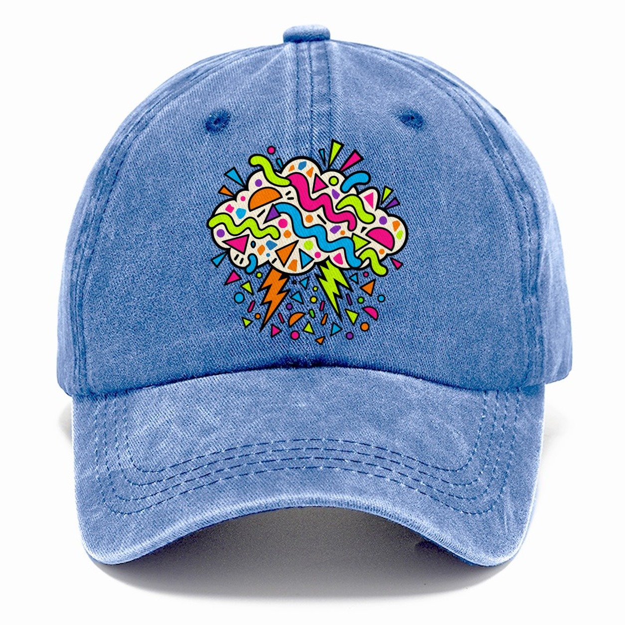 Squiggle Storm Crazy Styles Classic Cap – Summer Sky
