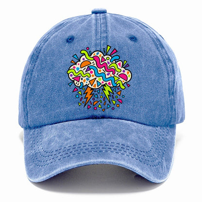 Squiggle Storm Crazy Styles Classic Cap – Summer Sky