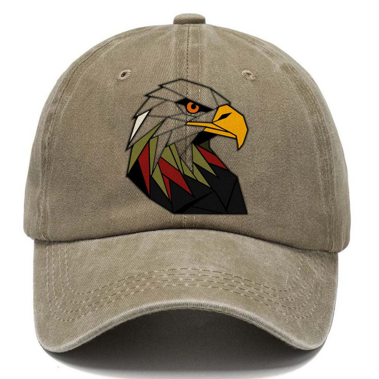 Bald Eagle Profile Classic Cap – Warm Sand