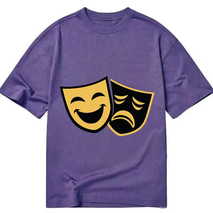 Golden Duality Of Theater Ac39f189b447 1770611732078 Classic T-shirt – Purple