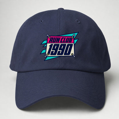 Race Bib 1990 Run Club 90S Running Clubs Baseball Cap – Twilight Navy