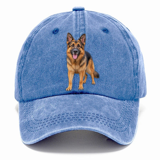 German Shepherd Standing Top Breeds Classic Cap – Summer Sky
