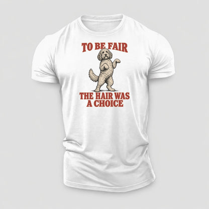 Labradoodle Dog Declarations Cotton T-Shirt – White