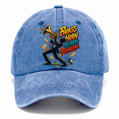 Brass Horn Player Problems Music Instruments Classic Cap – Summer Sky