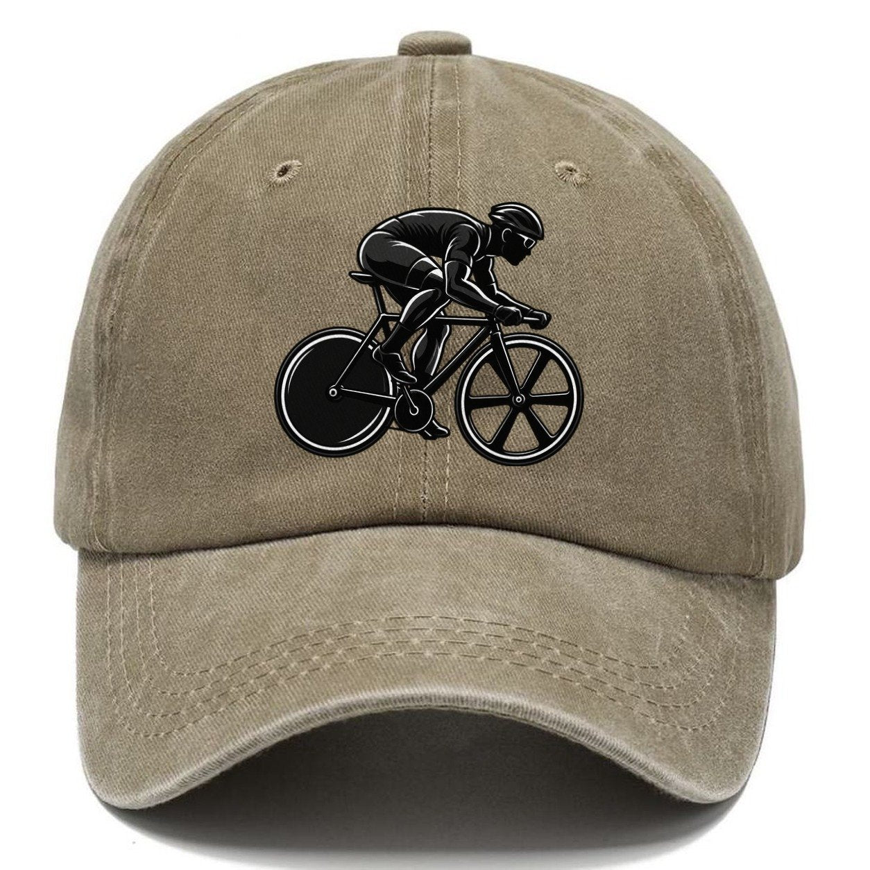 Urban Fixed Gear Rider Cycling Life Classic Cap – Warm Sand